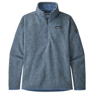 Patagonia Better Sweater Fleece Pullover W's Size Small Berlin Blue 1/4 zip